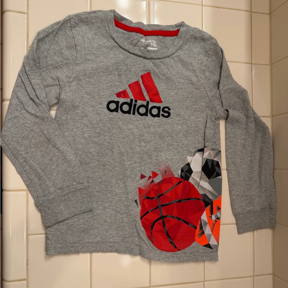 Adidas Boys Sports Shirt size 6